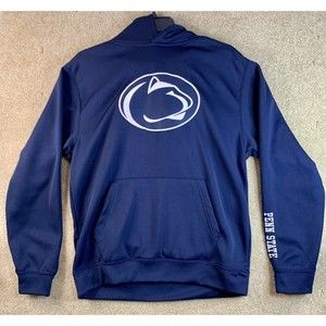 Penn State Youth Large (16-18) Nittany Blue Poly Hoodie Logo NCAA Football